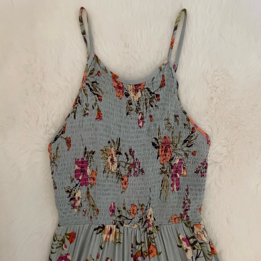 Floral Jumpsuit in Blue and Pink - Picture 14 of 14